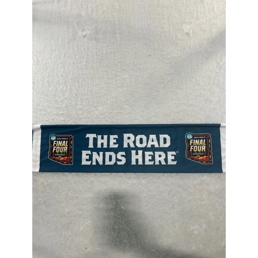 NCAA 2024 Mens Final Four Phoenix Scarf Road Ends Here Capital One Navy Red